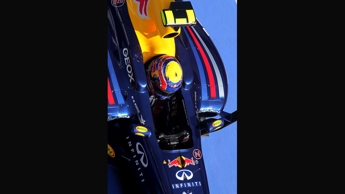 Formel 1-Test, Barcelona, 24.2.2012, Mark Webber, Red Bull