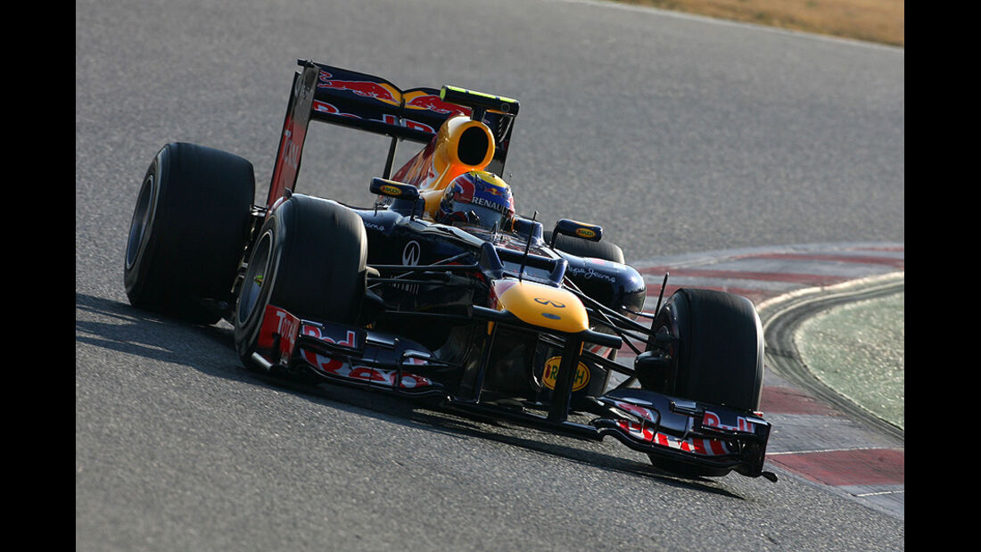 Formel 1-Test, Barcelona, 24.2.2012, Mark Webber, Red Bull