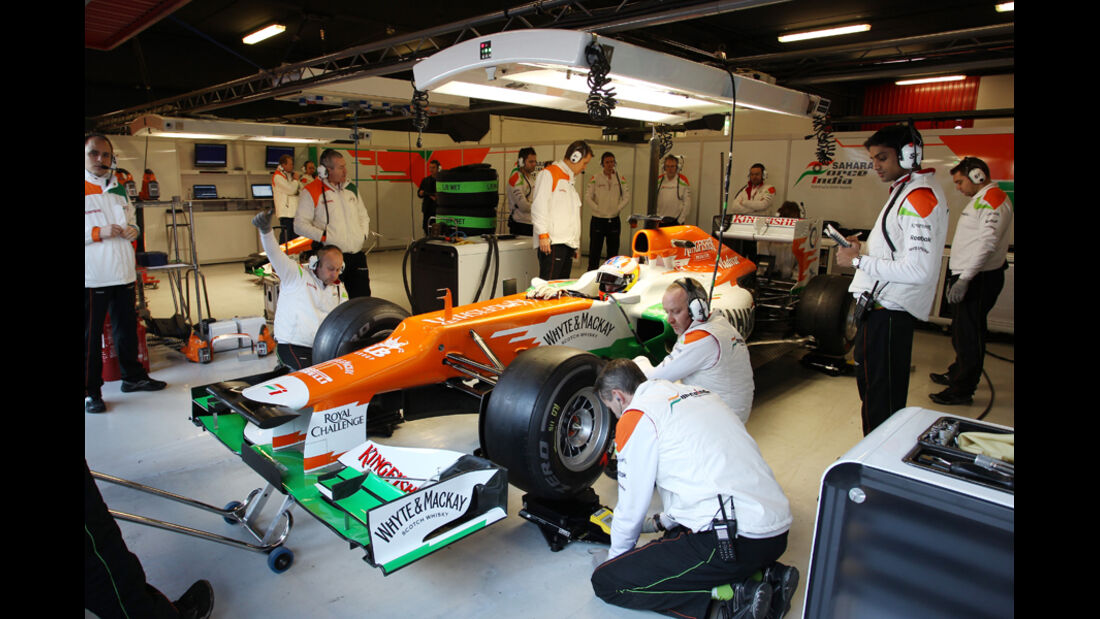 Formel 1-Test, Barcelona, 24.2.2012, Paul di Resta, Force India