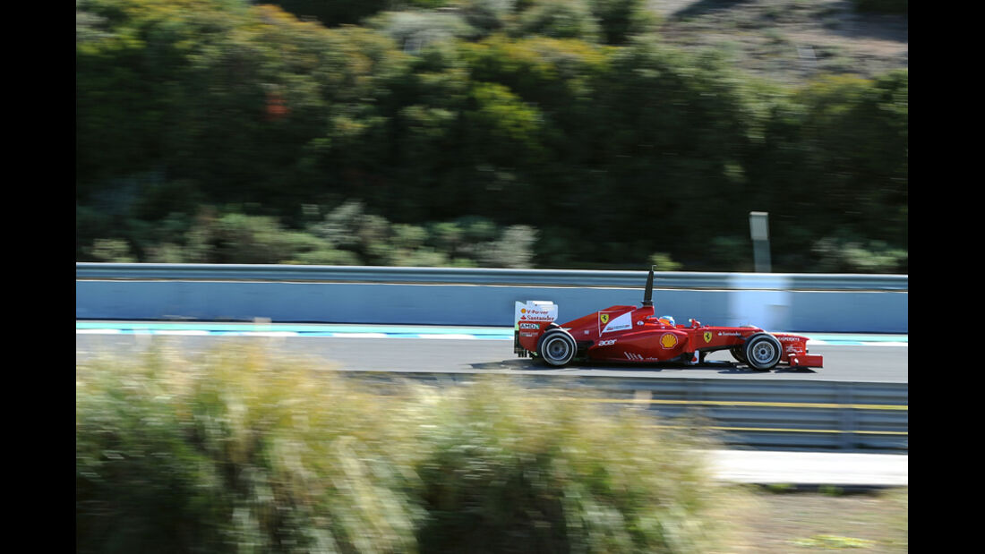 Formel 1-Test, Jerez, 10.2.2012, Fernando Alonso, Ferrari