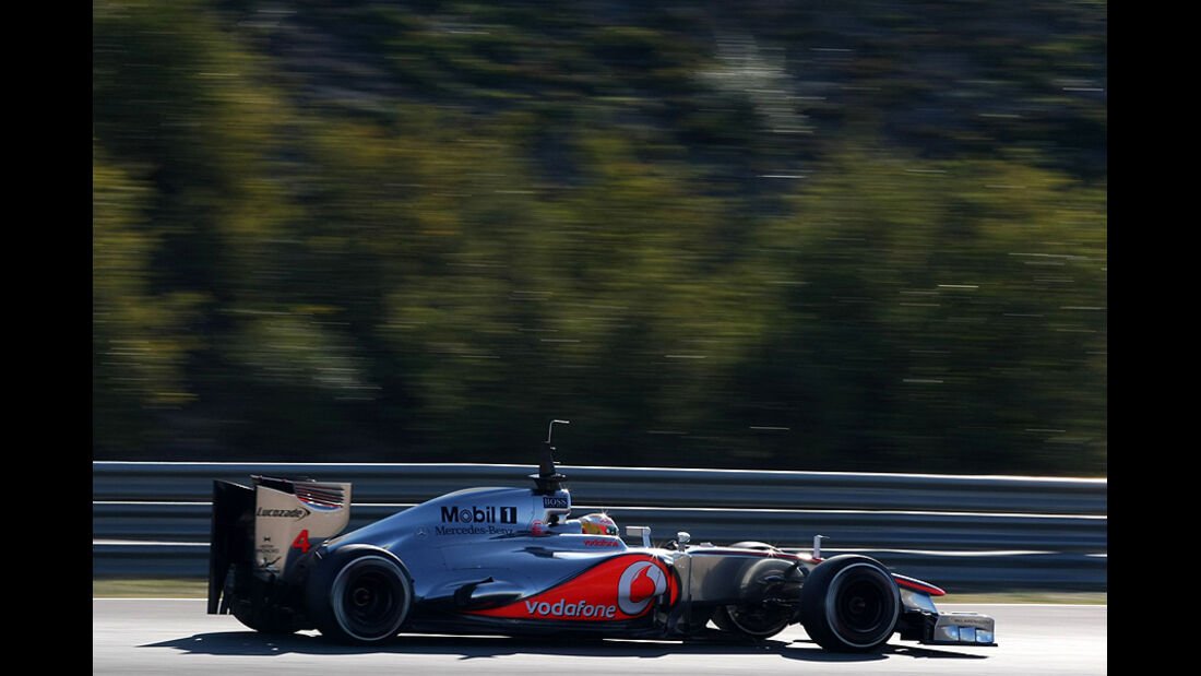 Formel 1-Test, Jerez, 10.2.2012, Lewis Hamilton, McLaren