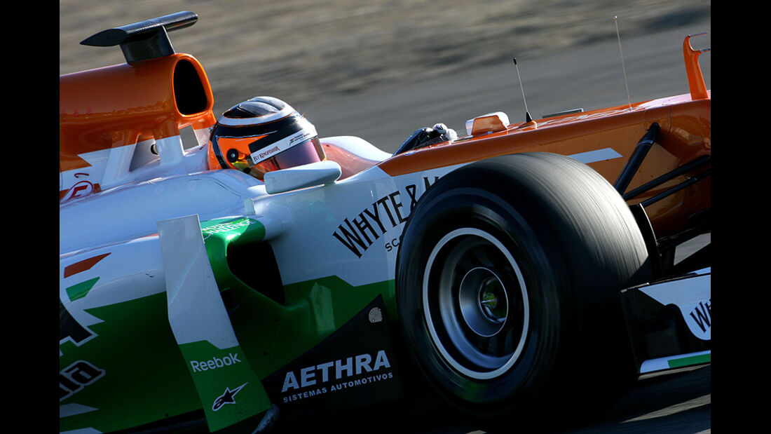 Formel 1-Test, Jerez, 10.2.2012, Nico Hülkenberg, Force India