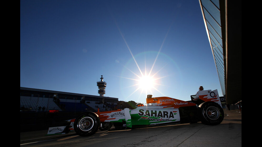 Formel 1-Test, Jerez, 10.2.2012, Nico Hülkenberg, Force India