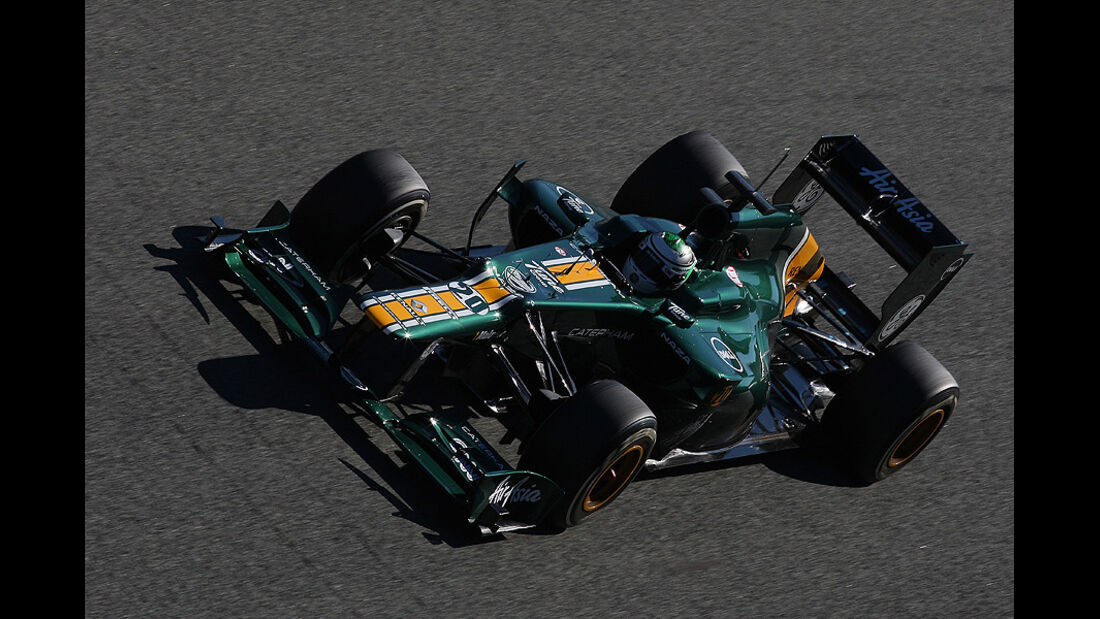 Formel 1-Test, Jerez, 7.2.2012, Heikki Kovalainen, Caterham