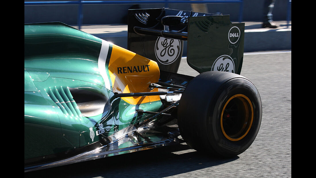 Formel 1-Test, Jerez, 7.2.2012, Heikki Kovalainen, Caterham