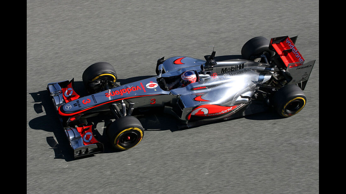 Formel 1-Test, Jerez, 7.2.2012, Jenson Button, McLaren
