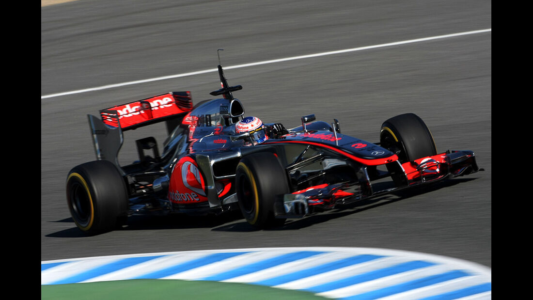 Formel 1-Test, Jerez, 7.2.2012, Jenson Button - McLaren