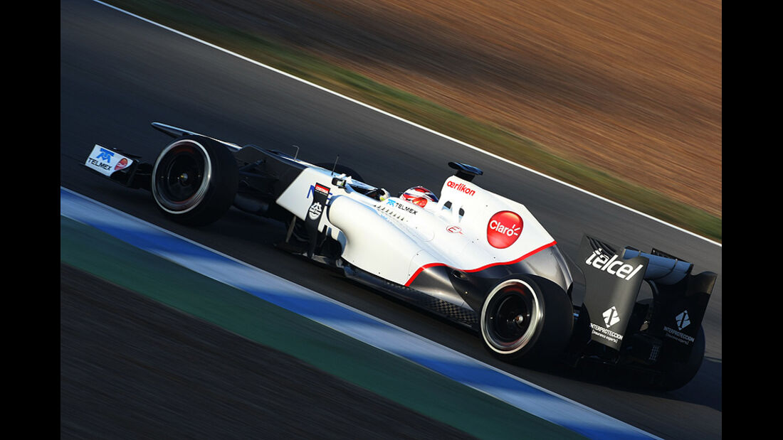 Formel 1-Test, Jerez, 7.2.2012, Kamui Kobayashi, Sauber