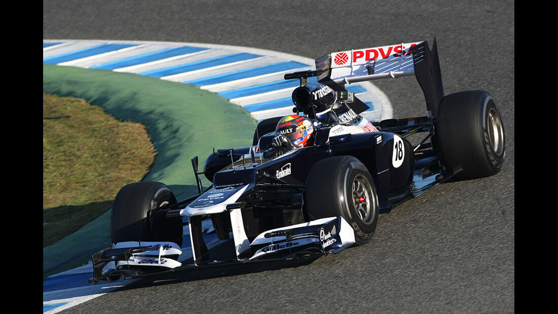 Formel 1-Test, Jerez, 7.2.2012, Pastor Maldonado, Williams