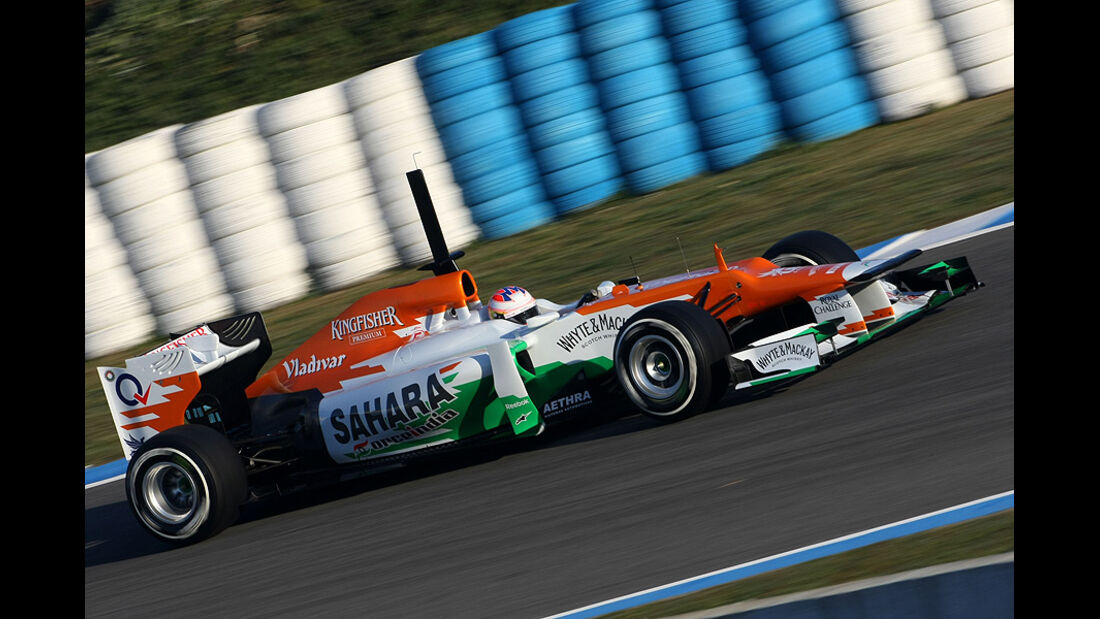 Formel 1-Test, Jerez, 7.2.2012, Paul di Resta - Force India