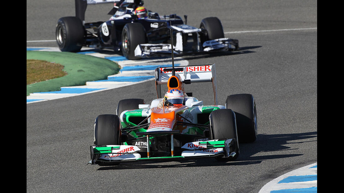 Formel 1-Test, Jerez, 7.2.2012, Paul di Resta, Force India