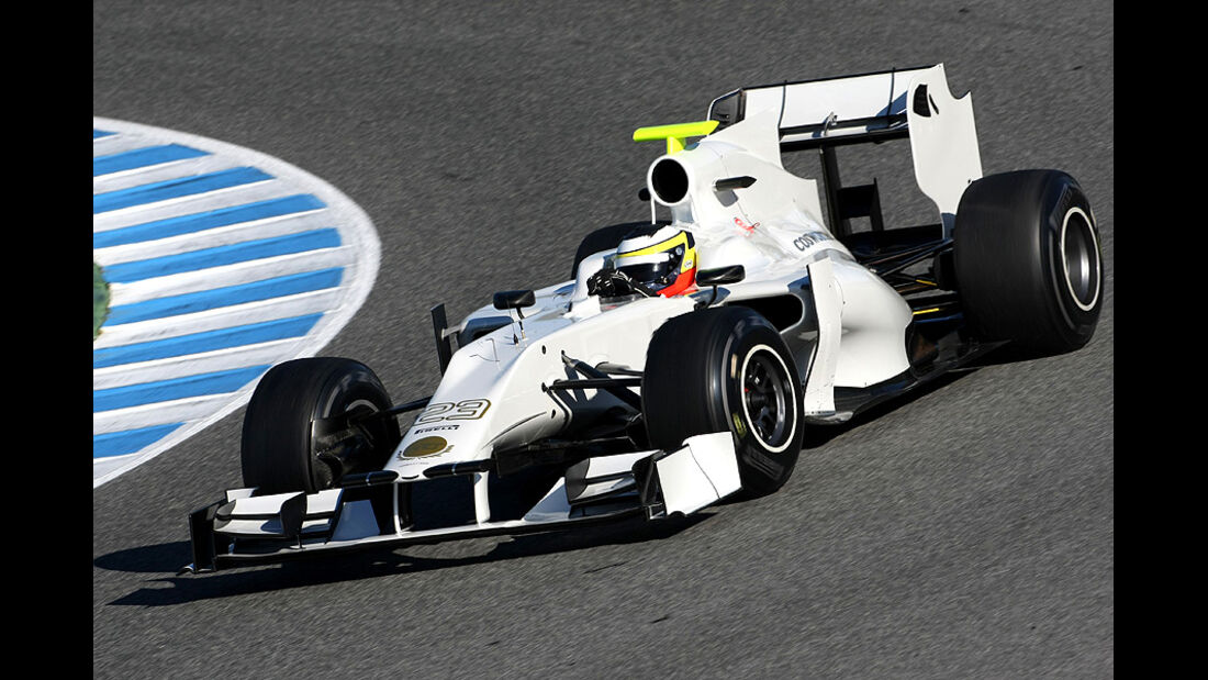 Formel 1-Test, Jerez, 7.2.2012, Pedro de la Rosa, HRT