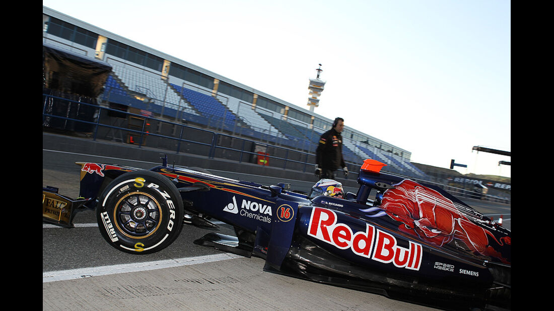 Formel 1-Test, Jerez, 8.2.2012, Daniel Ricciardo, Toro Rosso