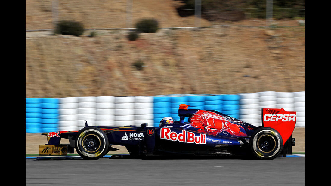 Formel 1-Test, Jerez, 8.2.2012, Daniel Ricciardo, Toro Rosso