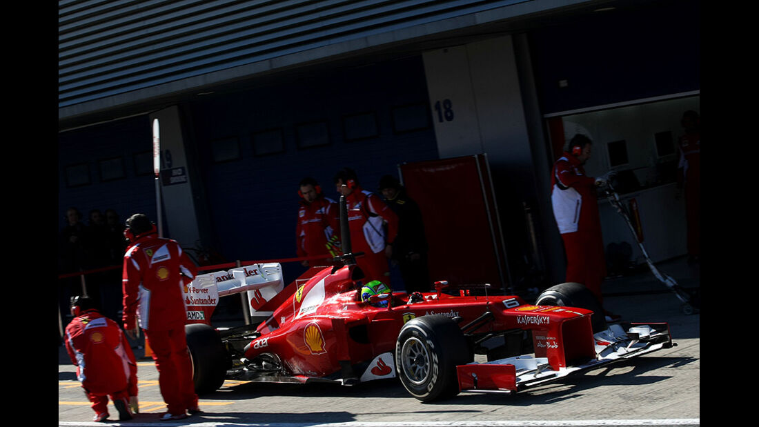 Formel 1-Test, Jerez, 8.2.2012, Felipe Massa, Ferrari