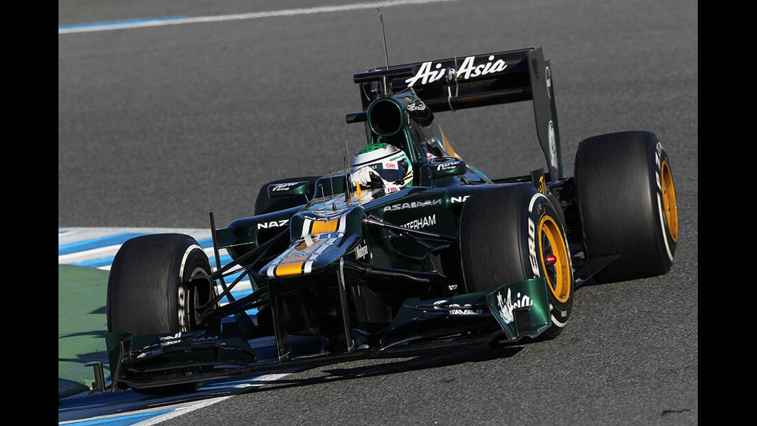 Formel 1-Test, Jerez, 8.2.2012, Heikki Kovalainen, Caterham