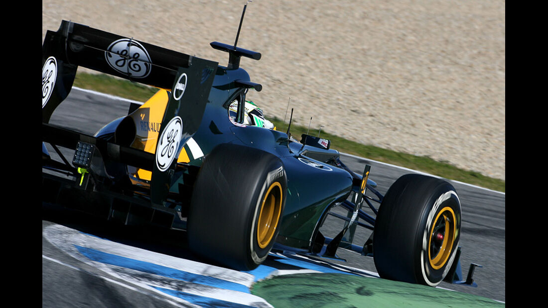 Formel 1-Test, Jerez, 8.2.2012, Heikki Kovalainen, Caterham