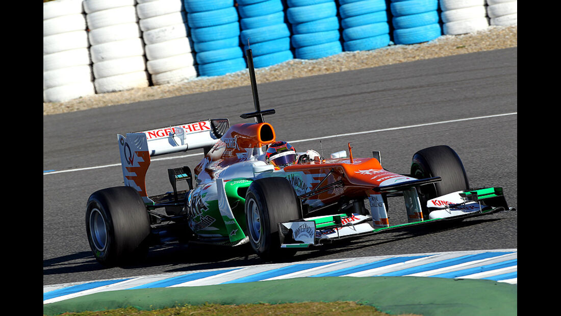 Formel 1-Test, Jerez, 8.2.2012, Jules Bianci, Force India