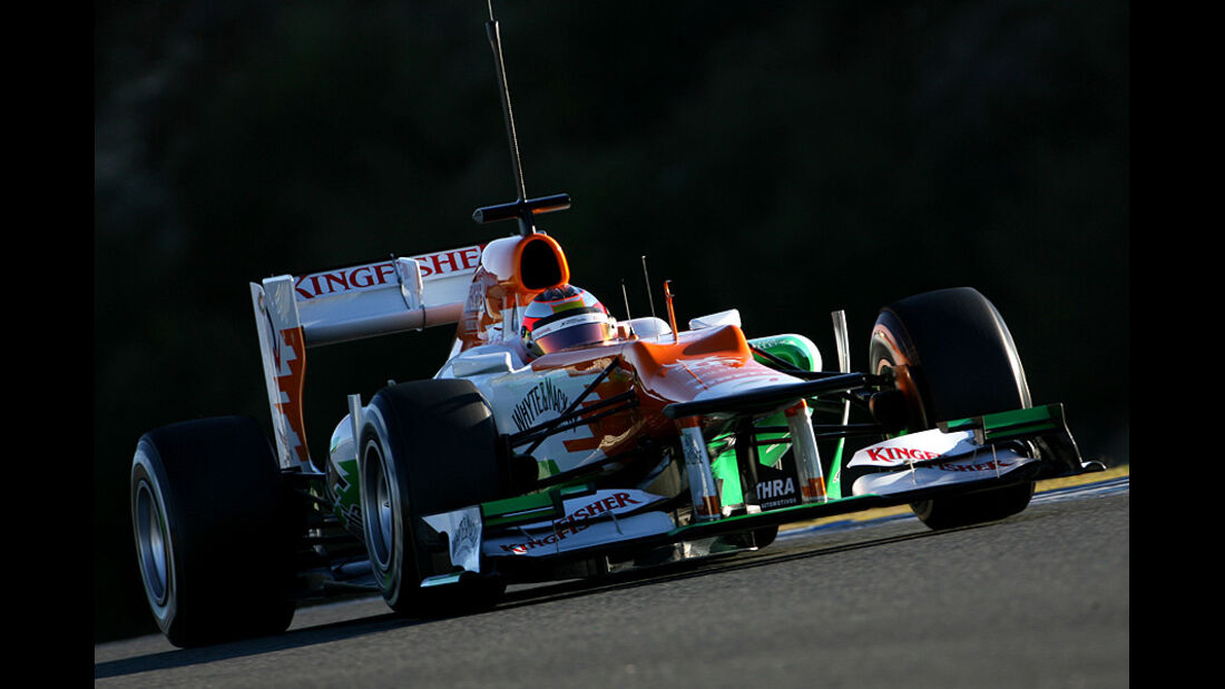 Formel 1-Test, Jerez, 8.2.2012, Jules Bianci, Force India