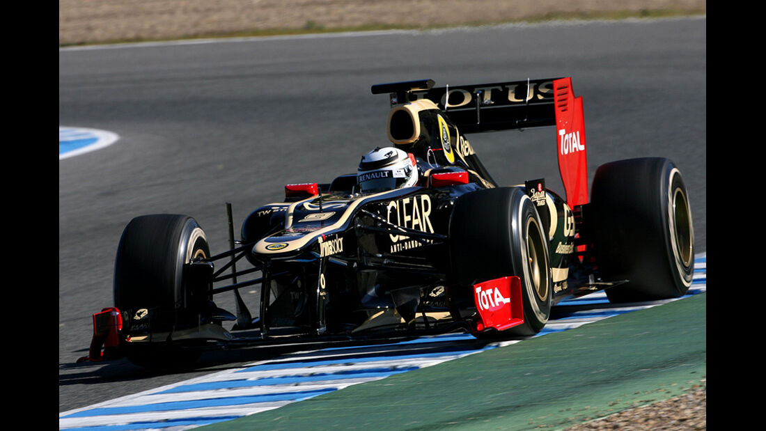 Formel 1-Test, Jerez, 8.2.2012, Kimi Räikkönen, Lotus Renault GP