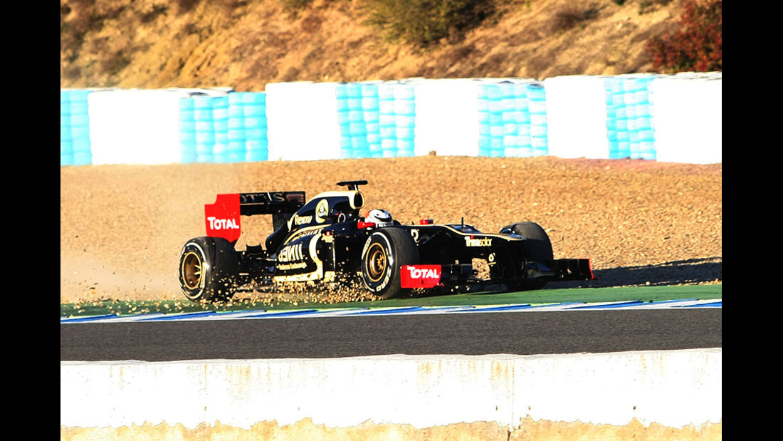Formel 1-Test, Jerez, 8.2.2012, Kimi Räikkönen, Lotus Renault GP