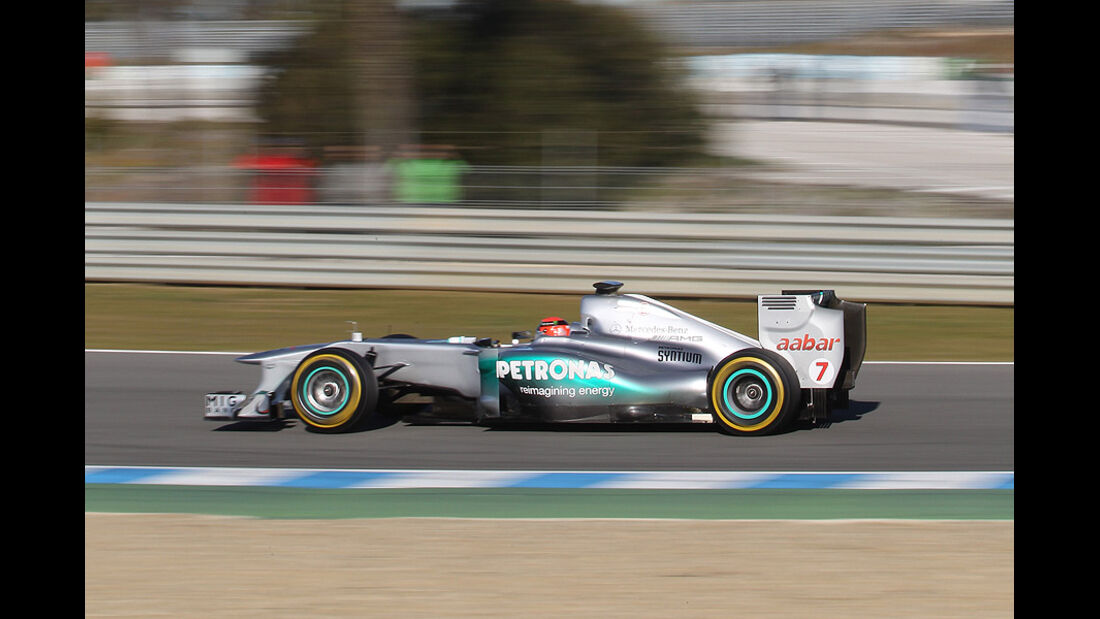 Formel 1-Test, Jerez, 8.2.2012, Michael Schumacher, Mercedes GP