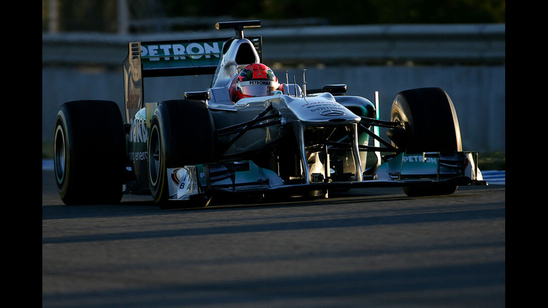 Formel 1-Test, Jerez, 8.2.2012, Michael Schumacher, Mercedes GP