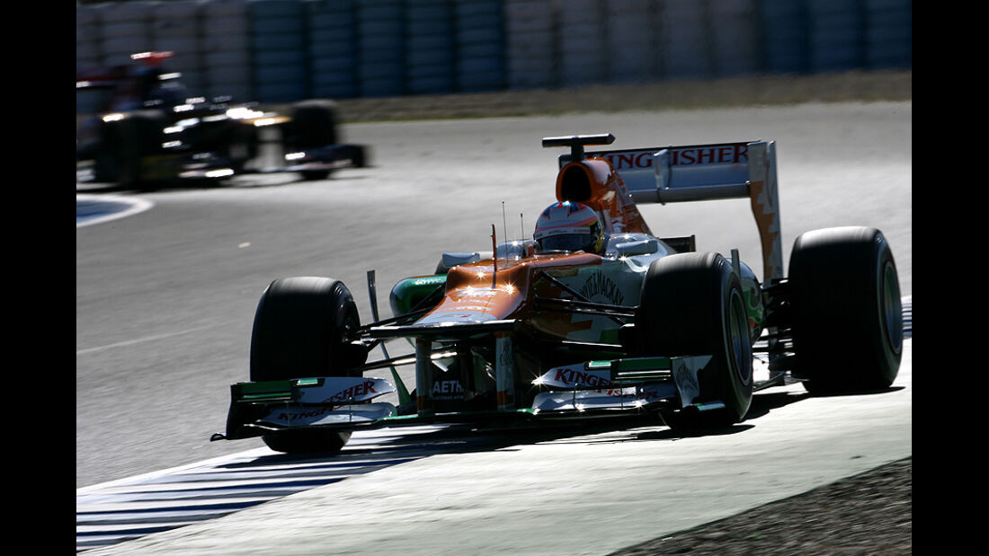 Formel 1-Test, Jerez, 8.2.2012, Paul di Resta, Force India
