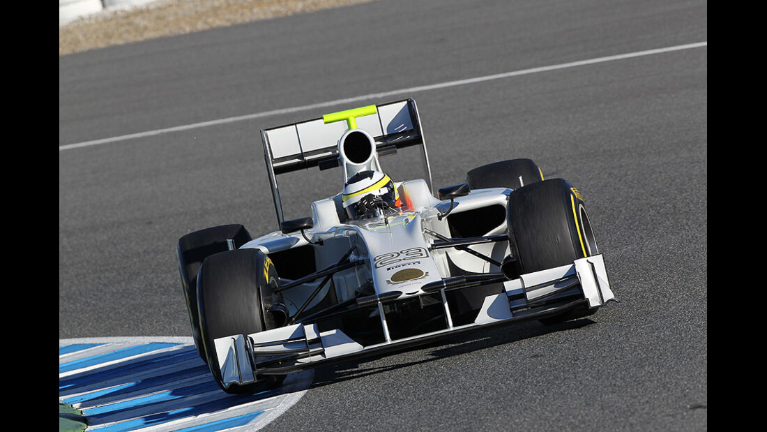 Formel 1-Test, Jerez, 8.2.2012, Pedro de la Rosa, HRT