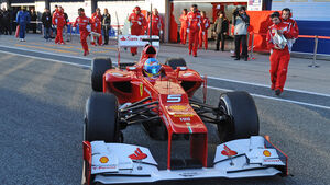 Formel 1-Test, Jerez, 9.2.2012, Fernando Alonso, Ferrari