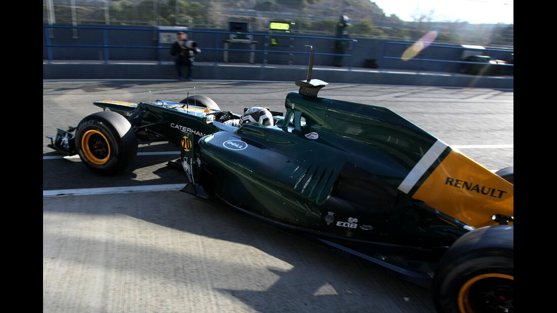 Formel 1-Test, Jerez, 9.2.2012, Giedo van der Garde, Caterham