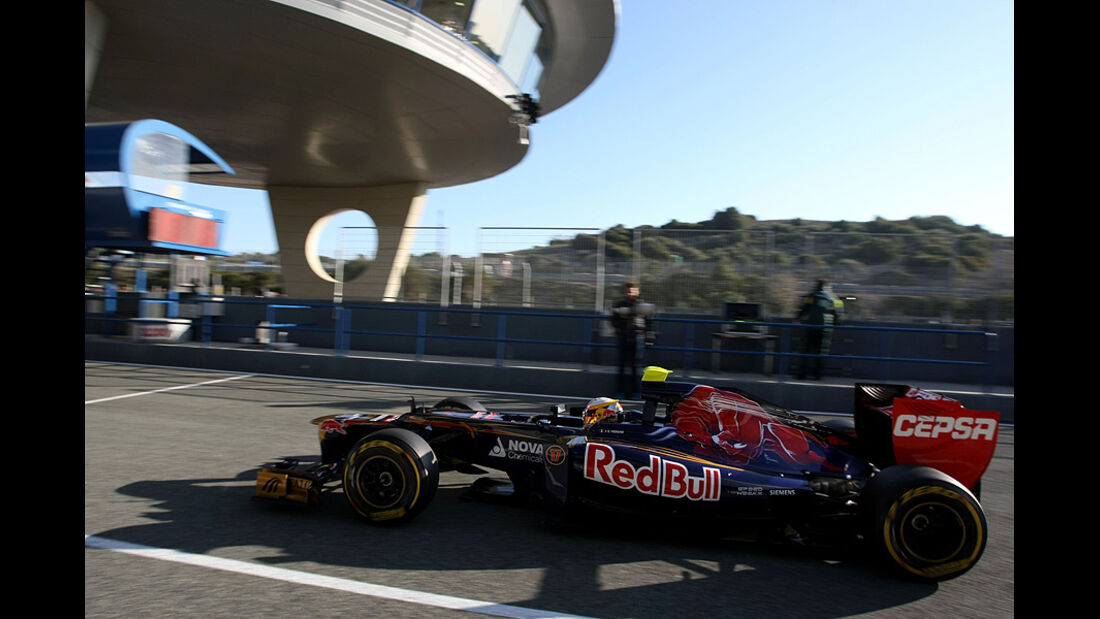 Formel 1-Test, Jerez, 9.2.2012, Jean-Eric Vergne, Toro Rosso