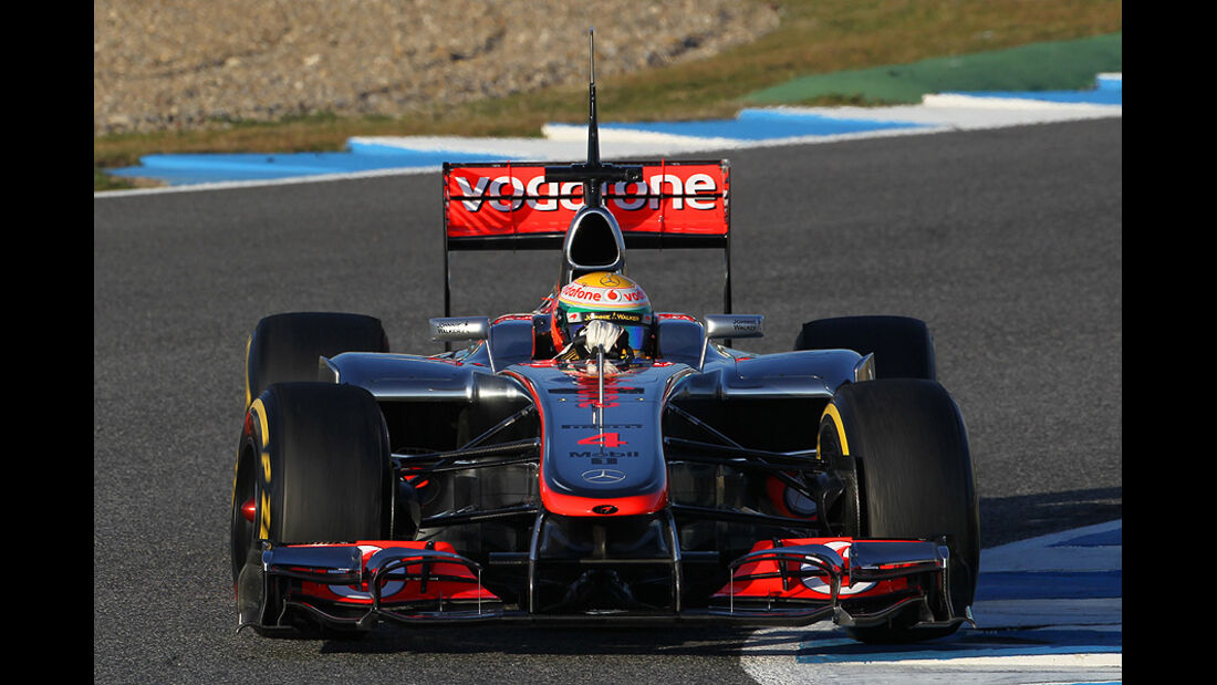 Formel 1-Test, Jerez, 9.2.2012, Lewis Hamilton, McLaren