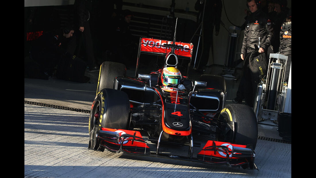 Formel 1-Test, Jerez, 9.2.2012, Lewis Hamilton, McLaren