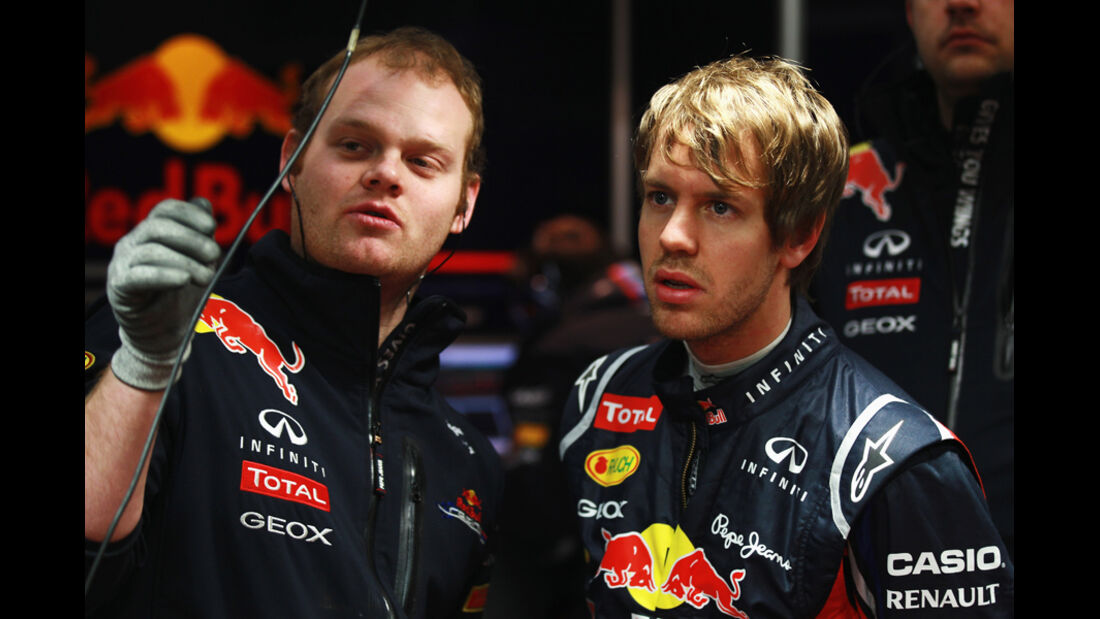 Formel 1-Test, Jerez, 9.2.2012, Sebastian Vettel, Red Bull