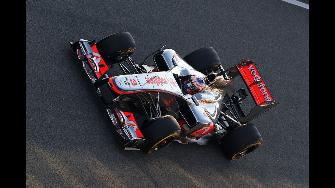 Formel 1 Test, Jerez, Tag 1, McLaren, Jenson Button