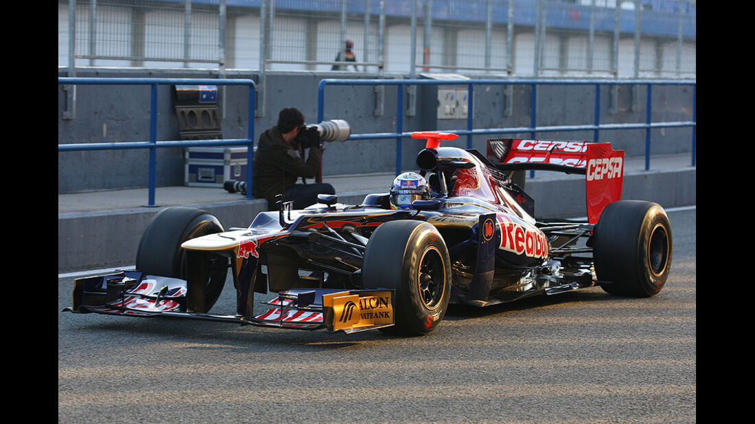 Formel 1 Test, Jerez, Tag 1, Toro Rosso, Daniel Ricciardo
