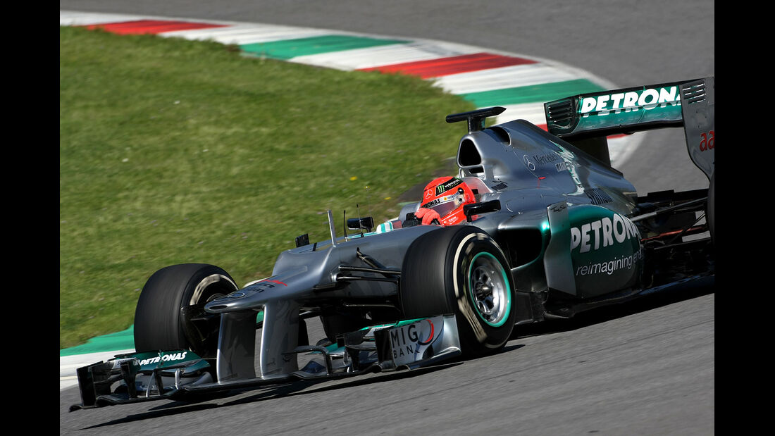 Formel 1-Test, Mugello, 02.05.2012, Michael Schumacher, Mercedes GP