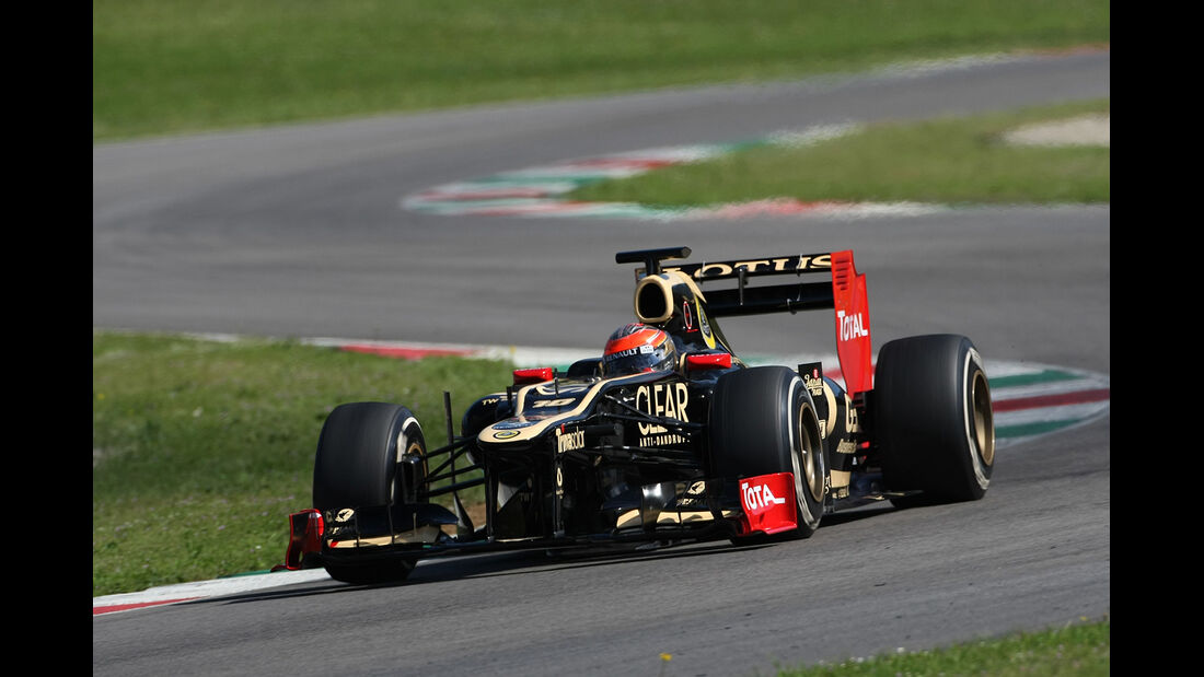 Formel 1-Test, Mugello, 02.05.2012, Romain Grosjean, Lotus Renault GP