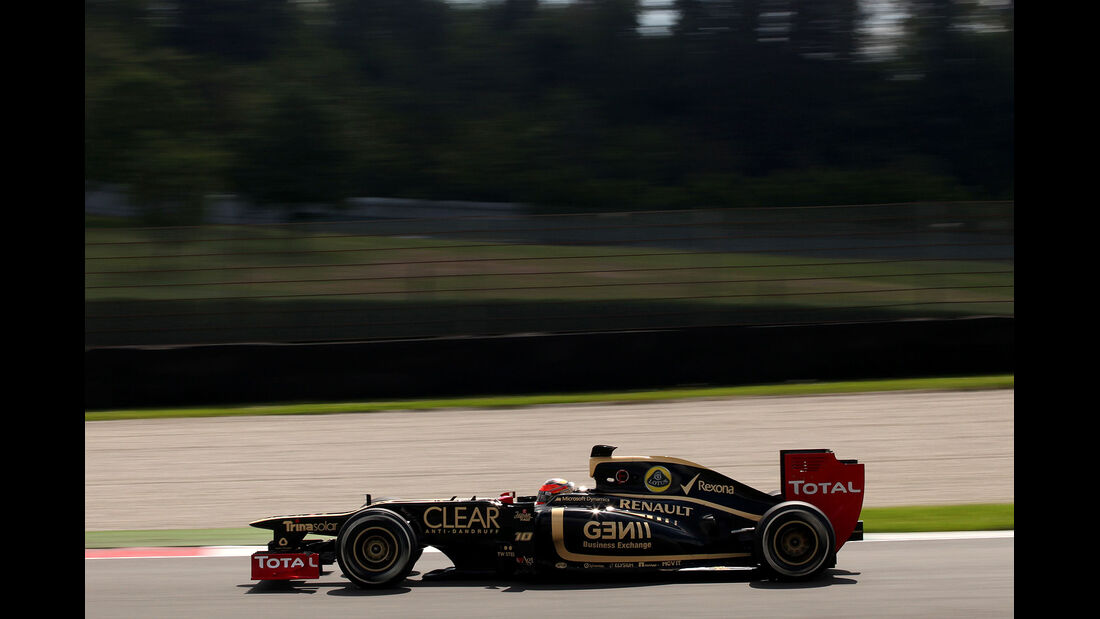 Formel 1-Test, Mugello, 03.05.2012, Romain Grosjean, Lotus Renault GP