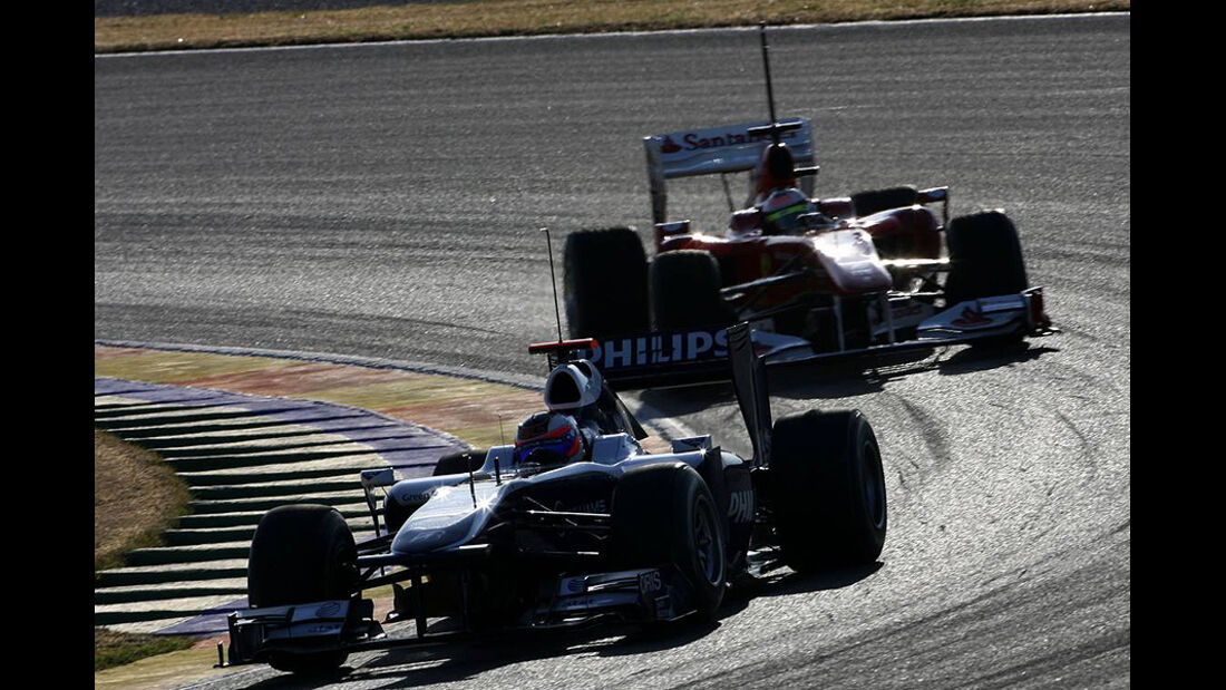 Formel 1 Testfahrten Valencia Tag 2