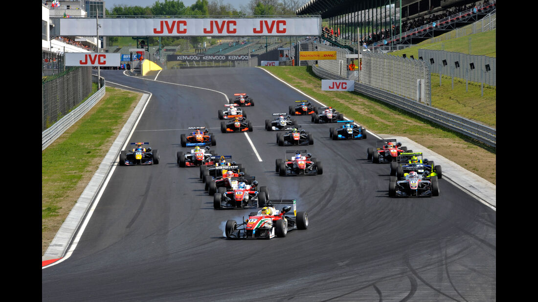 Formel 3-EM 2016 - Ungarn - Hungaroring - Start - 2. Rennen 