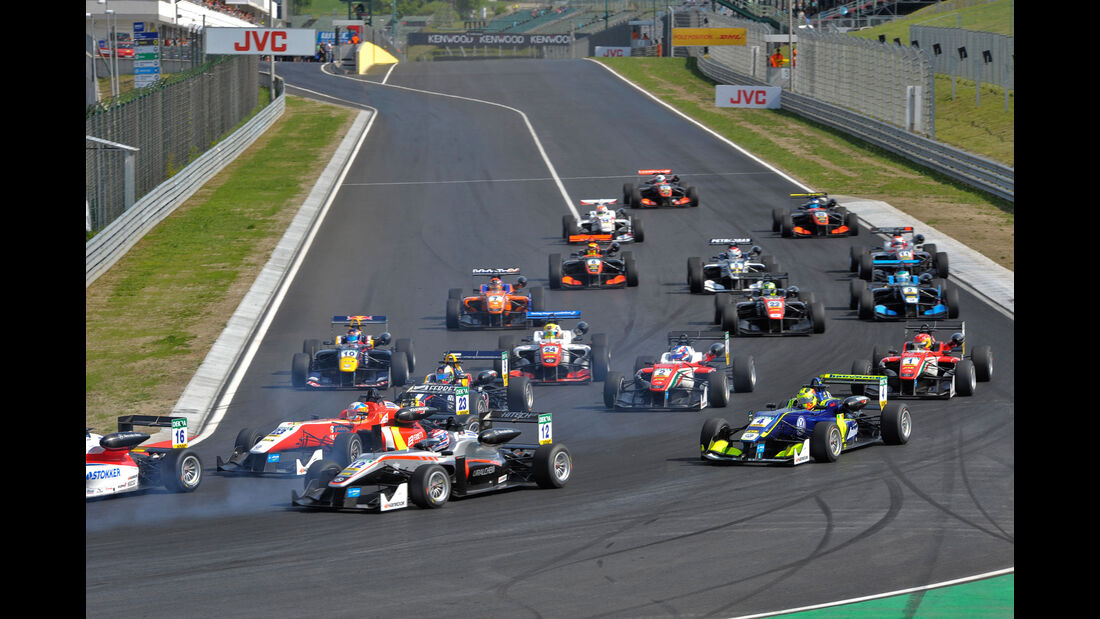 Formel 3-EM 2016 - Ungarn - Hungaroring - Start - 2. Rennen 
