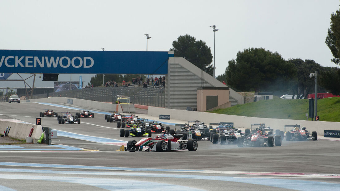 Formel 3-EM - Paul Ricard - Start - 1. Lauf