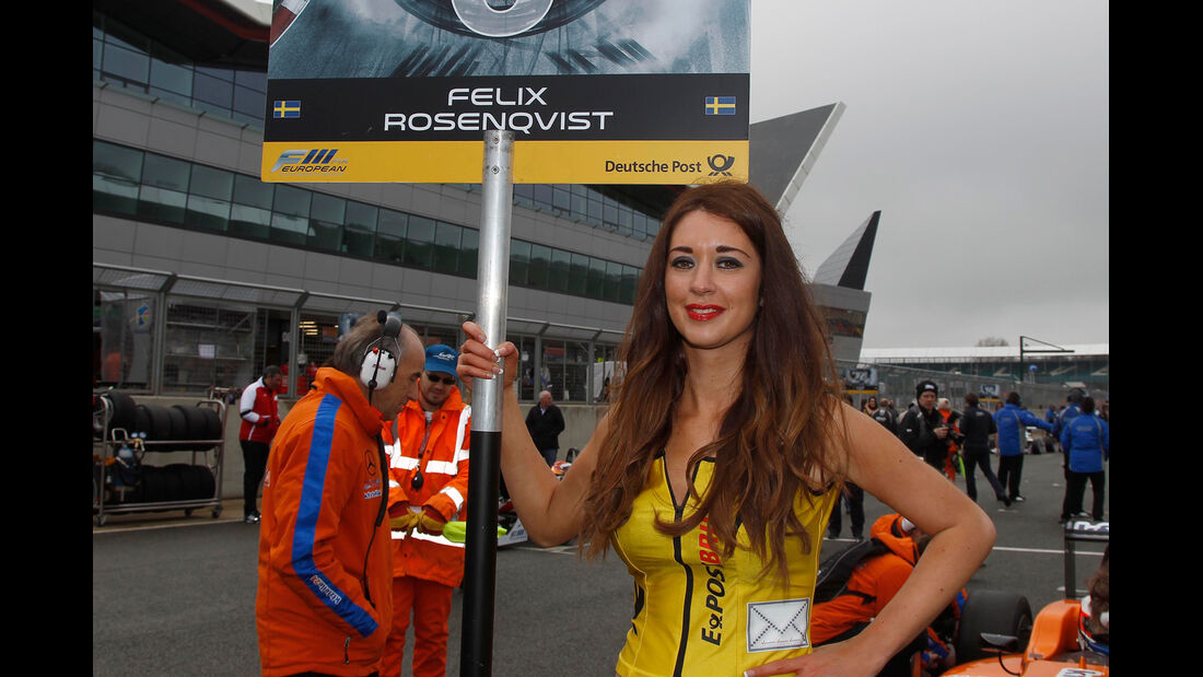 Formel 3 Silverstone 2013 Girl Rosenqvist