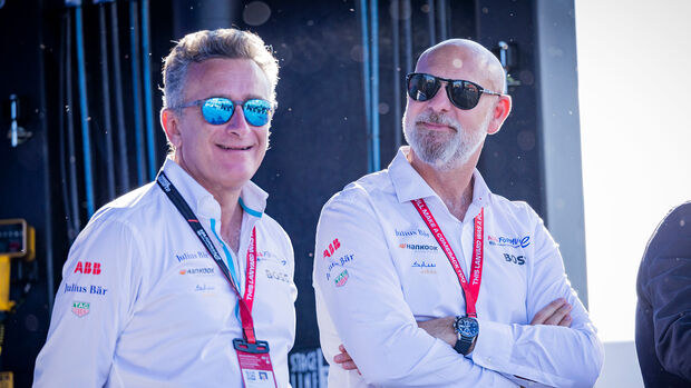 Formel-E-CEO Jeff Dodds und Gründer Alejandro Agag