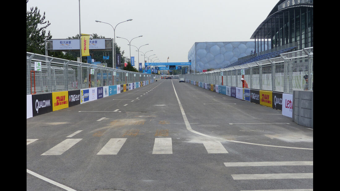 Formel E - China - Peking - 1. Rennen - Trackwalk - Rennstrecke - Formula E Beijing ePrix - 12.09.2014