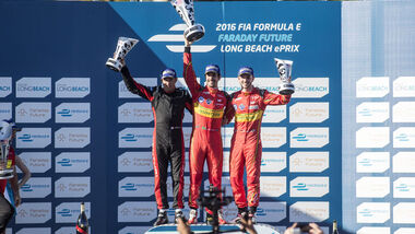 Formel E - Long Beach - Podium - 2016
