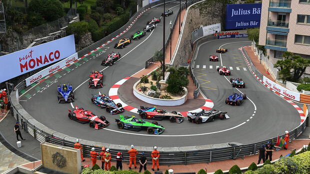 Formel E - Monaco 2023 - Action - Hotel-Kurve
