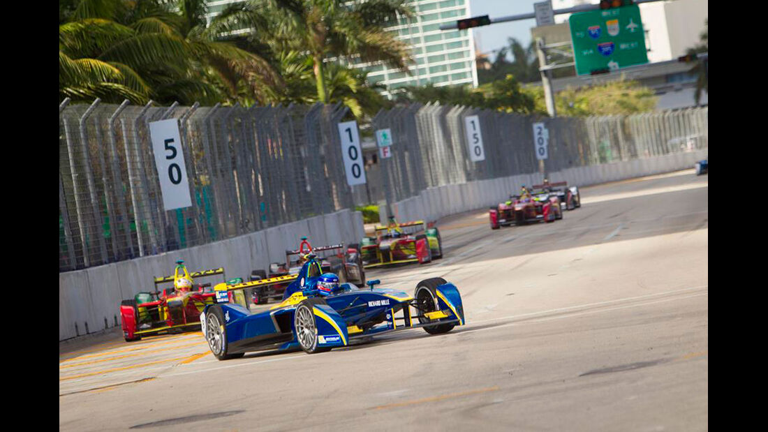 Formel E - ePrix - Miami - Nicolas Prost - eDams Renault -14. März 2015